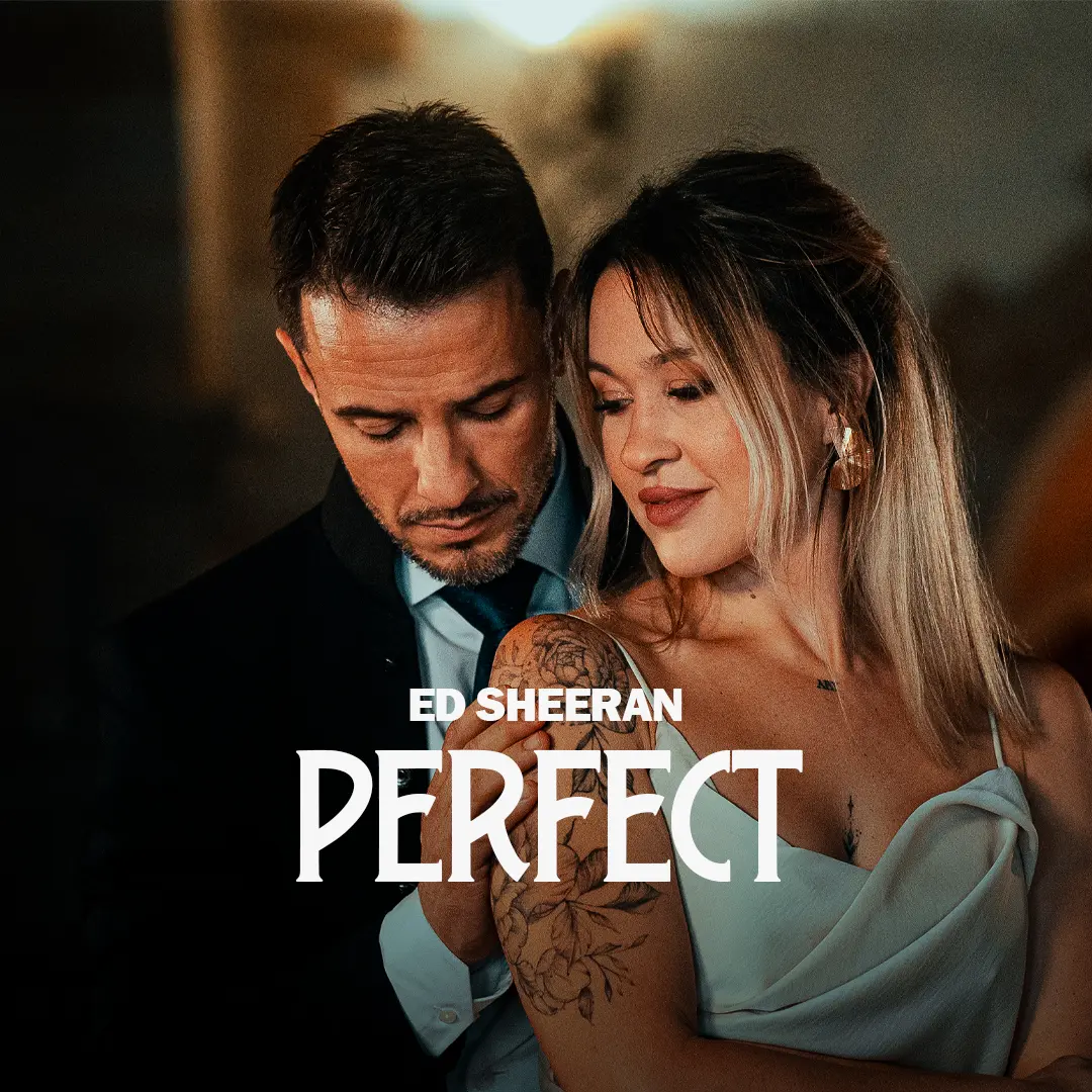 Baile de novios Perfect de Ed Sheeran Baile de boda romántico con la canción Perfect de Ed Sheeran